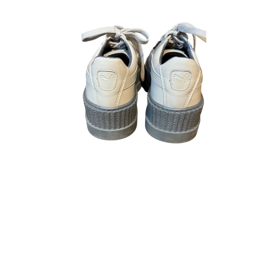 Fenty Puma Women's Cream Lace-Up Pointed Toe Sneakers - Picture 5 of 8